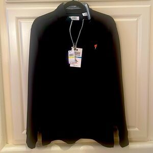 Penguin Size M Men’s Black Sport partial zip pull over. Golf or casual wear!